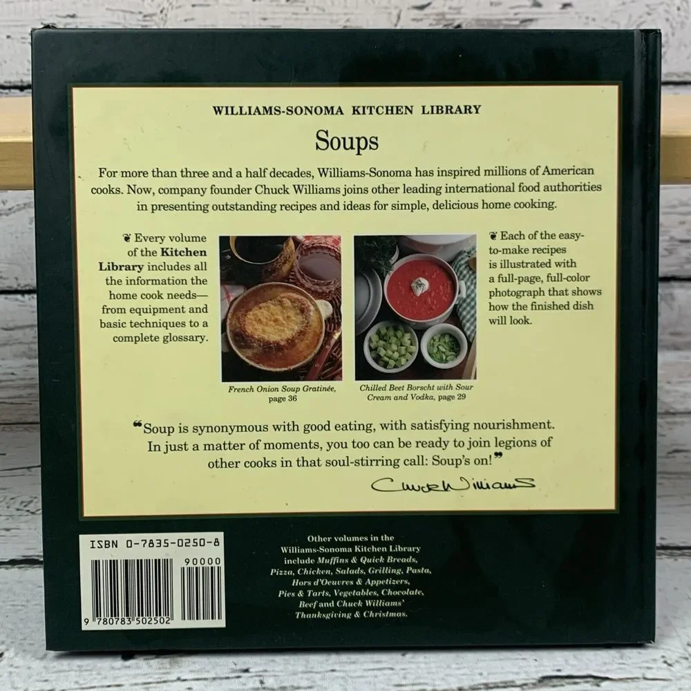 Soups‎ (Williams-Sonoma Kitchen Library) - Kolpas, Norman [Hardcover 1993]